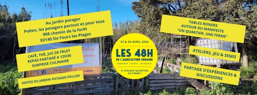 Association Pollen, visite du potager et table ronde « manifeste de l&rsquo;agriculture urbaine »
