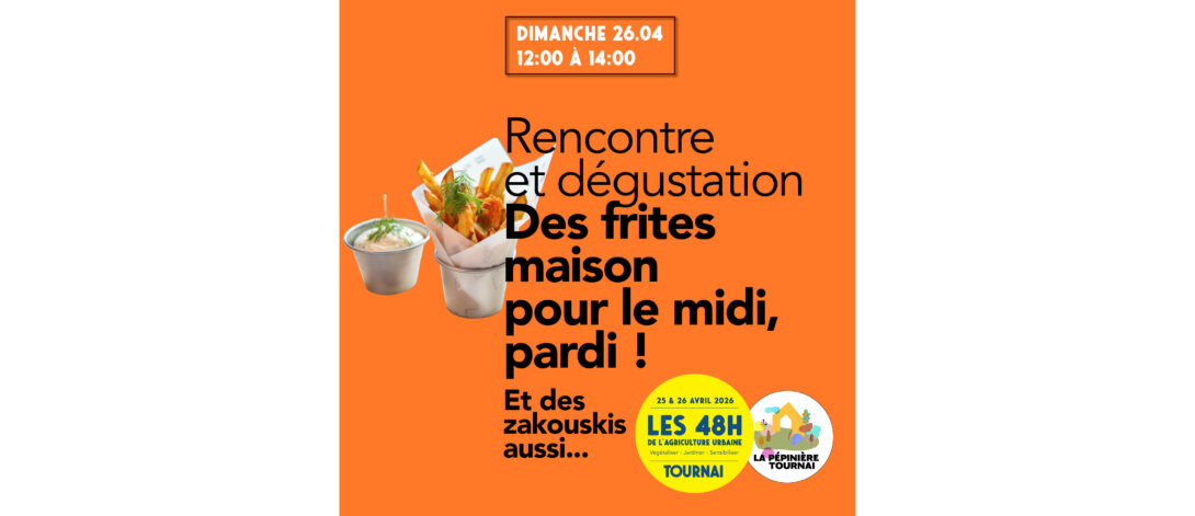 Des frites maison pour le midi, pardi ! (le dimanche aussi)