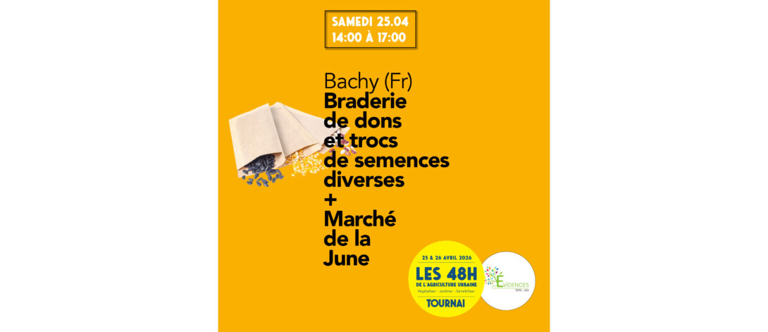 Braderie de dons et trocs de semences + marché de la June