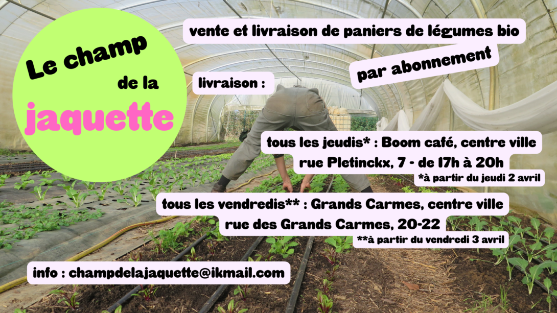 Vente de légumes et visite du Champ de la Jaquette