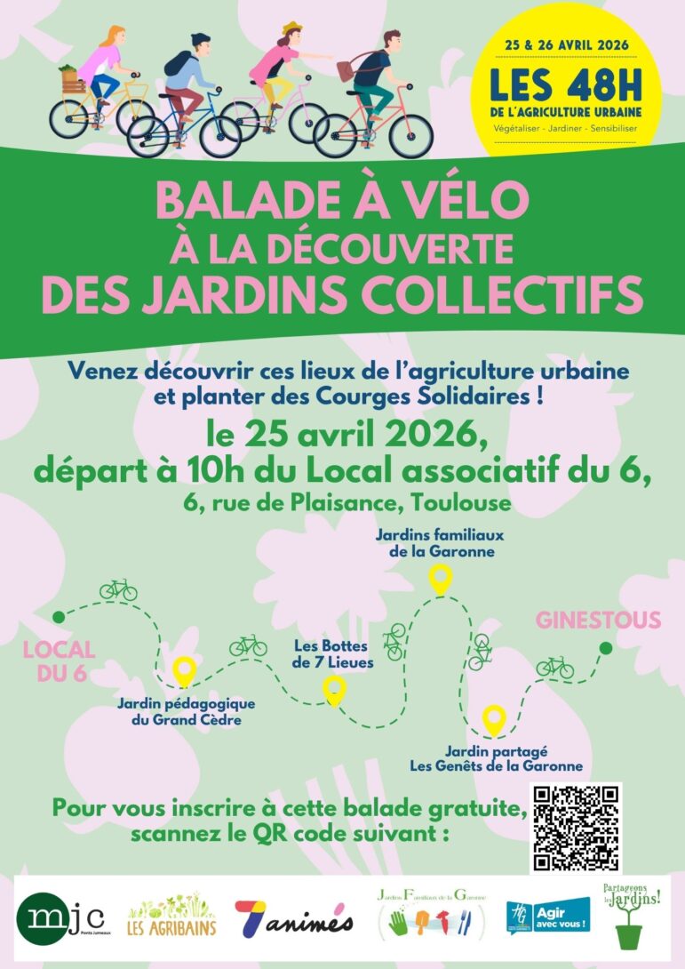 Balade à vélo à la découverte des jardins collectifs