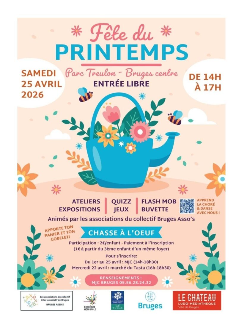 Atelier jardin pour les enfants à la fête du printemps de Bruges