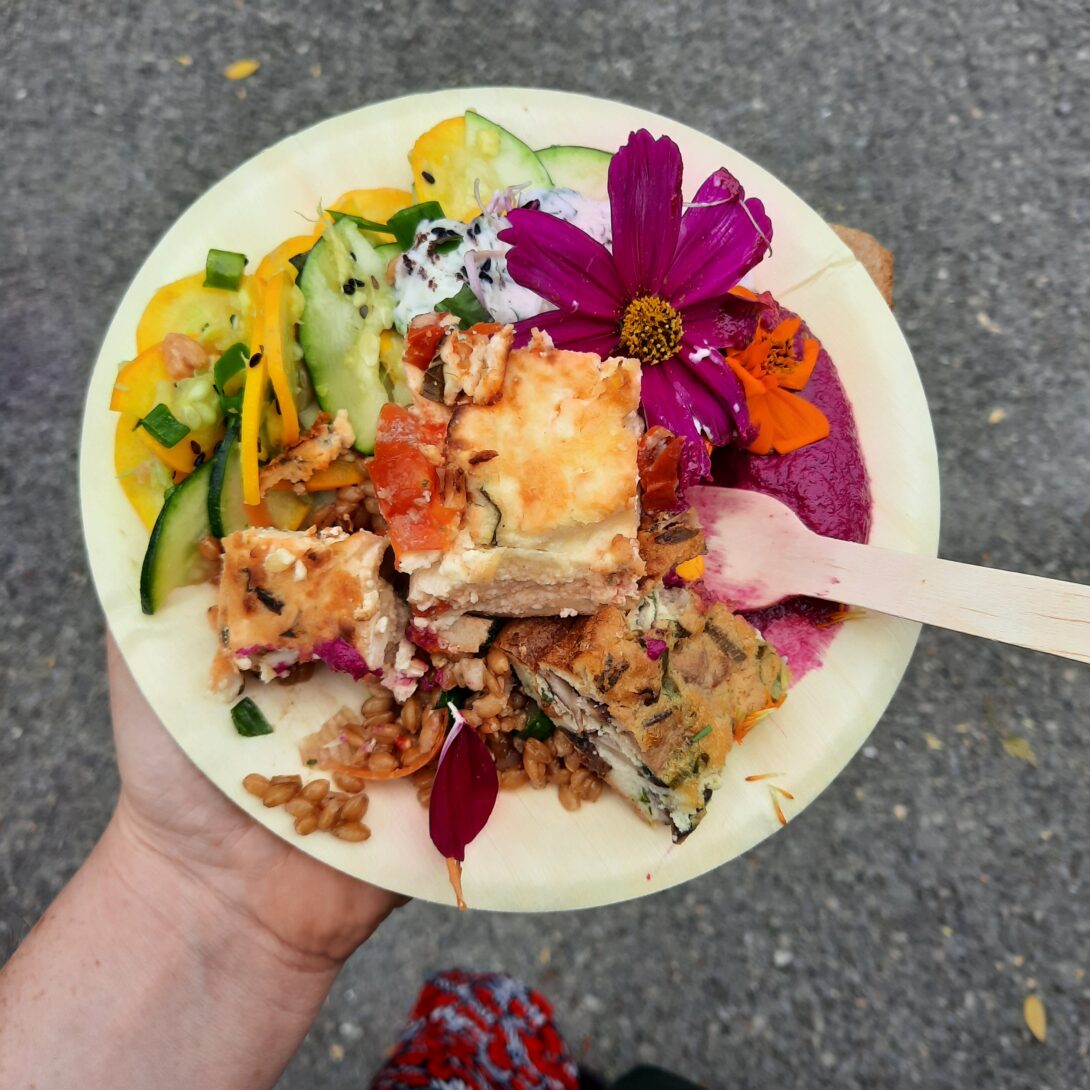 Vegetarian lunch at Bistro 35