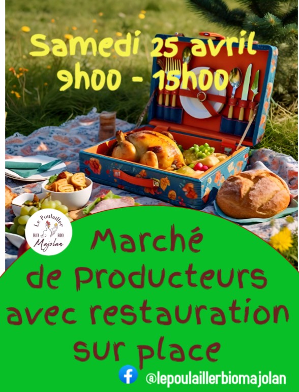 Visite du Poulailler avec marché de producteurs locaux et restauration sur place