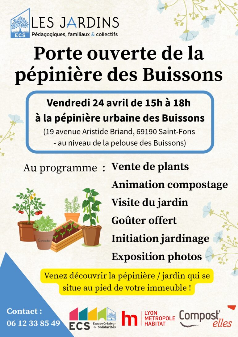Porte Ouverte de la pépinière urbaine des Buissons